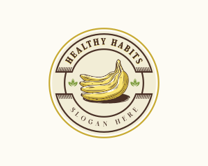 Homegrown Organic Banana logo design