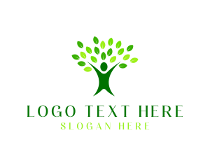 Ecology - Human Tree Wellness Spa logo design