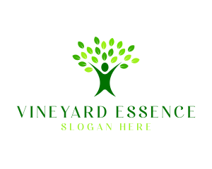 Human Tree Wellness Spa  logo design