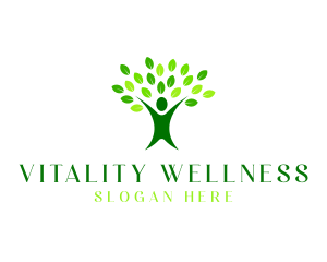 Human Tree Wellness Spa  logo design