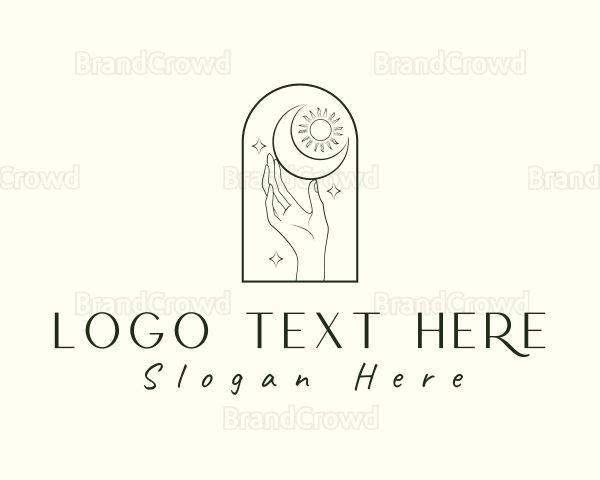 Celestial Tarot Hand Logo