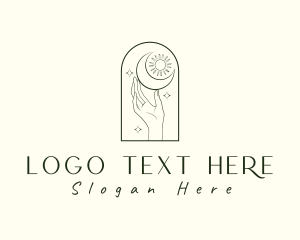 Celestial - Celestial Tarot Hand logo design