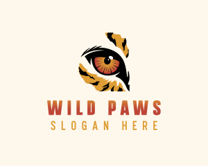 Wild Tiger Eye logo design