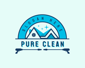 Roof Pressure Cleaning logo design