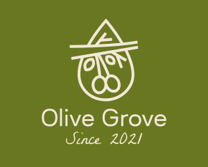 Wellness Olive Branch Oil  logo design