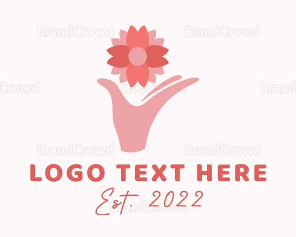 Flower Hand Beauty Spa Logo