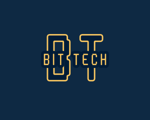 Pixel Tech Cyberspace logo design