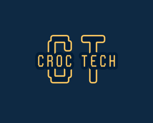 Pixel Tech Cyberspace logo design