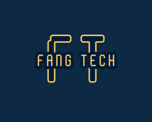 Pixel Tech Cyberspace logo design