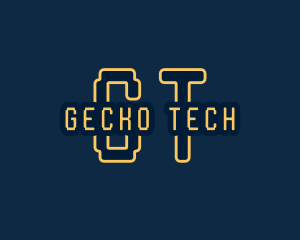 Pixel Tech Cyberspace logo design