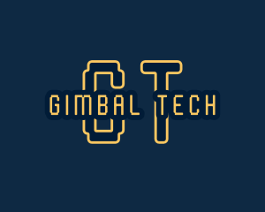 Pixel Tech Cyberspace logo design