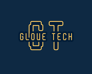 Pixel Tech Cyberspace logo design