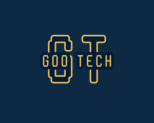 Pixel Tech Cyberspace logo design