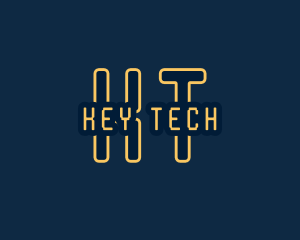 Pixel Tech Cyberspace logo design