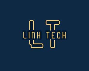 Pixel Tech Cyberspace logo design