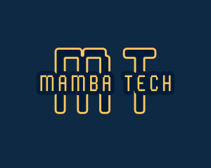 Pixel Tech Cyberspace logo design