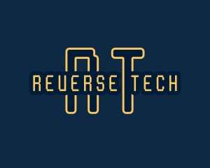 Pixel Tech Cyberspace logo design