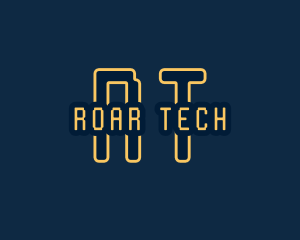 Pixel Tech Cyberspace logo design