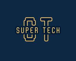 Pixel Tech Cyberspace logo design