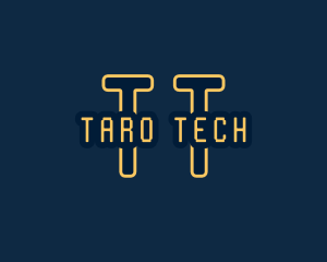 Pixel Tech Cyberspace logo design