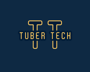 Pixel Tech Cyberspace logo design