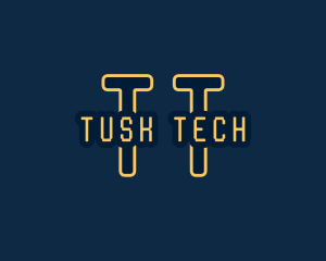 Pixel Tech Cyberspace logo design