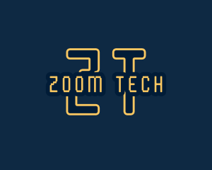 Pixel Tech Cyberspace logo design