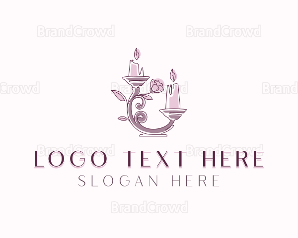 Scented Flower Candle Logo