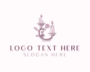 Scented Flower Candle Logo