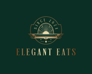 Elegant Art Deco Boutique logo design