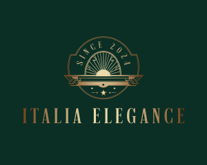 Elegant Art Deco Boutique logo design