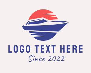 Transportation - Sunset Yacht Transport logo design