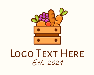 Basket - Fruit & Vegetable Basket logo design