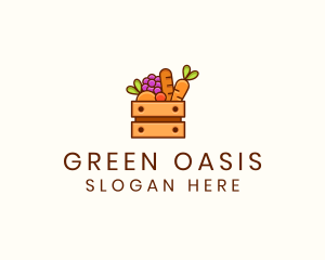 Fruit & Vegetable Basket logo design