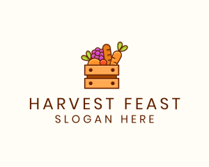 Fruit & Vegetable Basket logo design