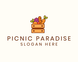 Picnic - Fruit & Vegetable Basket logo design