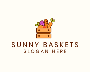 Picnic - Fruit & Vegetable Basket logo design