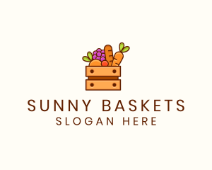 Fruit & Vegetable Basket logo design