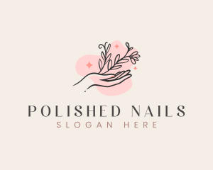 Beauty Hand Nail logo design