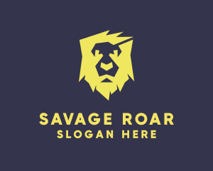 Wild Lion Mane logo design