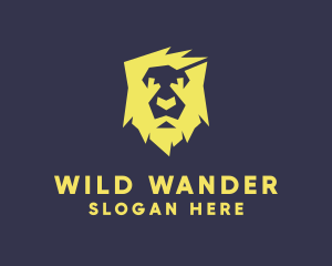 Wild Lion Mane logo design