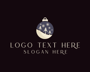 Pine Tree - Holiday Season Decor logo design