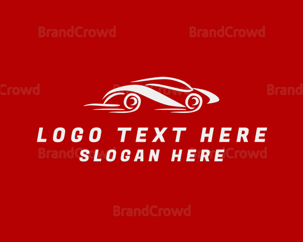 Fast Racing Car Logo