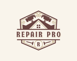 Carpentry Hammer Repair logo design