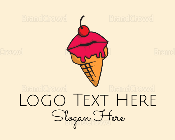 Lips Ice Cream Logo