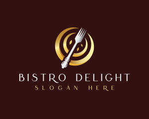 Fork Restaurant Dining logo design