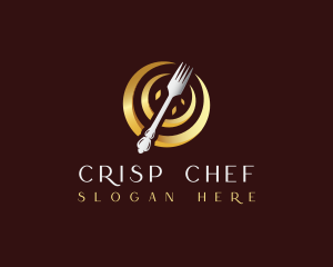 Fork Restaurant Dining logo design