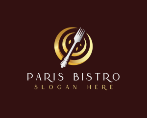 Fork Restaurant Dining logo design