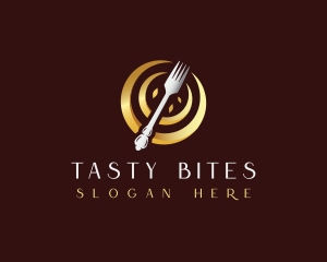 Cater - Fork Restaurant Dining logo design