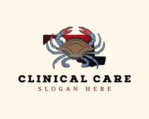 Maryland Crab Crustacean Logo